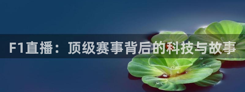 F1直播：顶级赛事背后的科技与故事