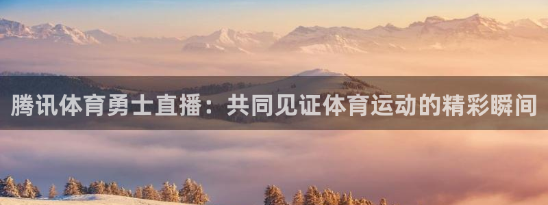 腾讯体育勇士直播：共同见证体育运动的精彩瞬间